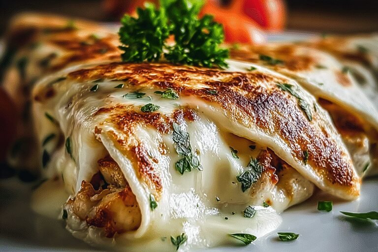 Cheesy Garlic Chicken Wraps 95.Png