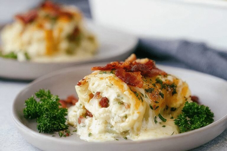 Chicken Bacon Garlic Alfredo Roll Ups 85.Png