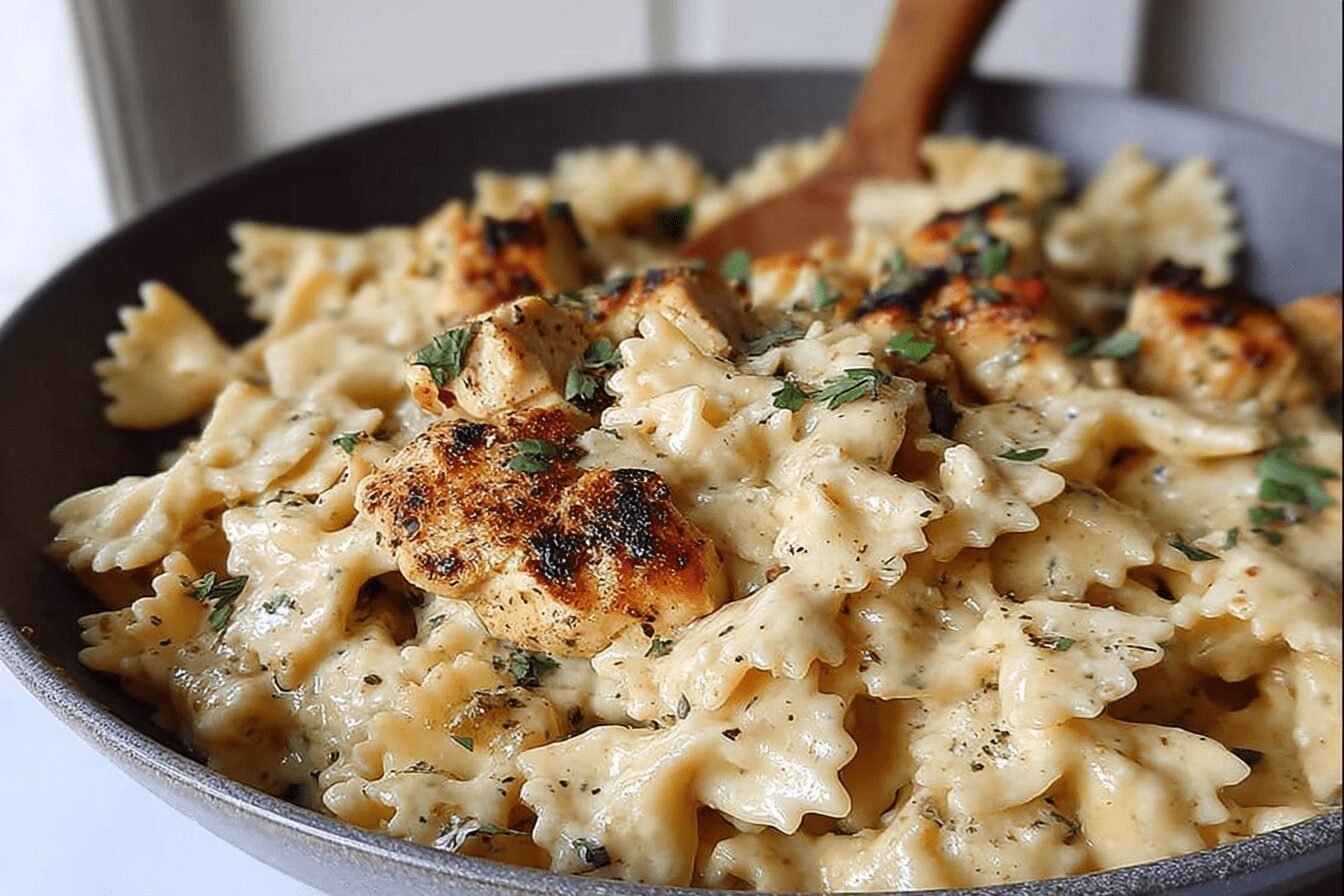 Chicken Garlic Parmesan Pasta