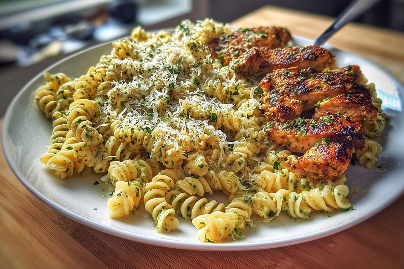 Creamy Garlic Parmesan Chicken Pasta