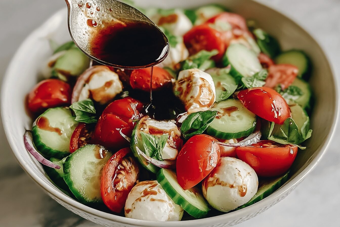 Cucumber Caprese Salad