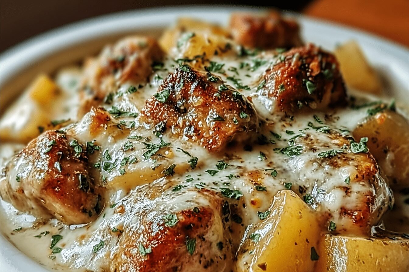 Garlic Parmesan Crockpot Chicken