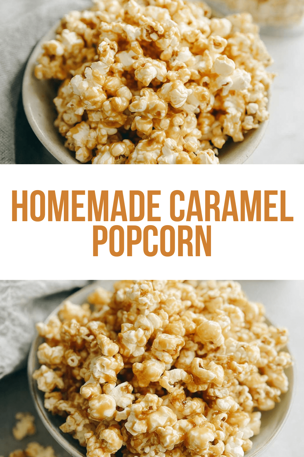 Homemade Caramel Popcorn