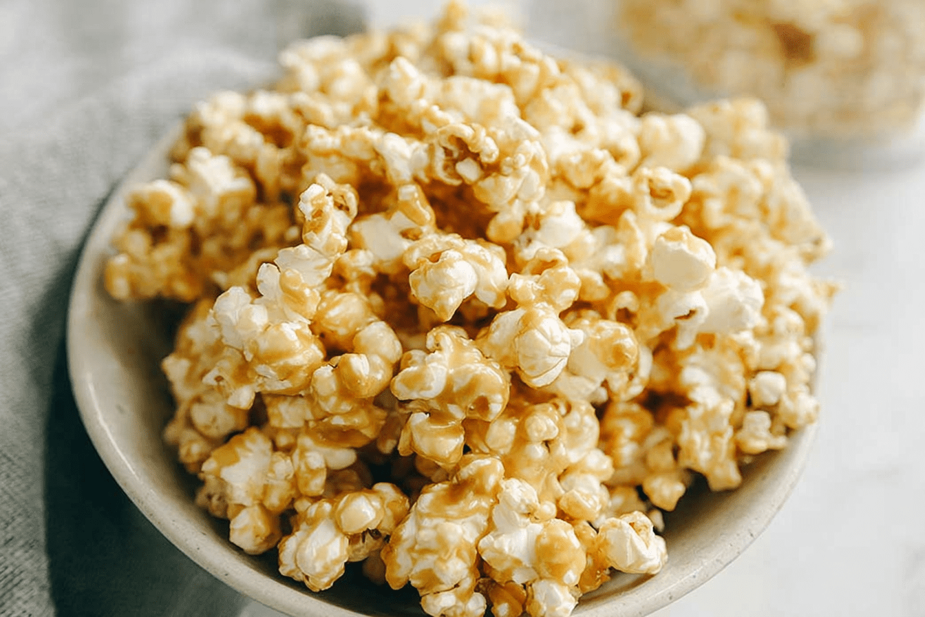 Homemade Caramel Popcorn