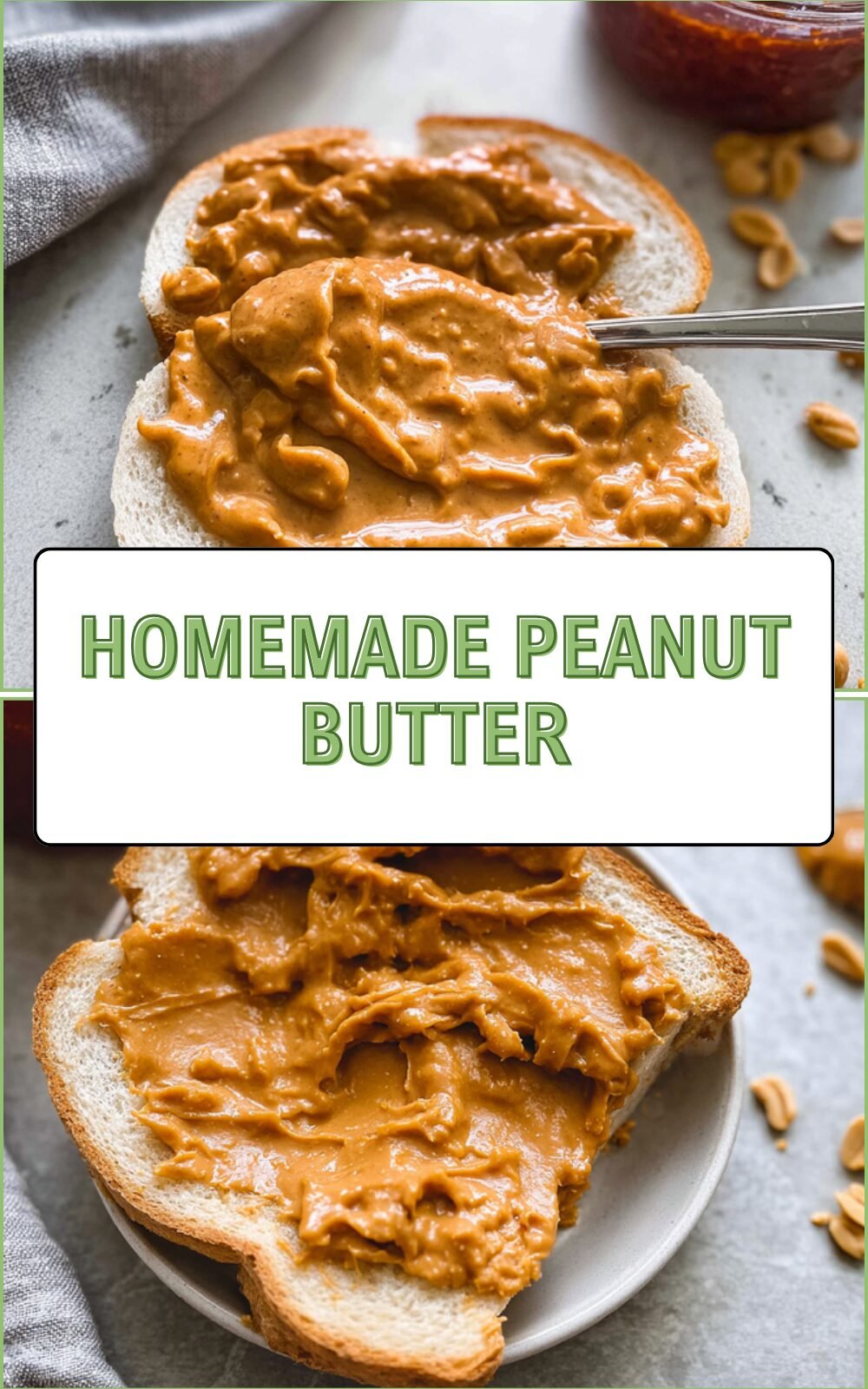 Homemade Peanut Butter