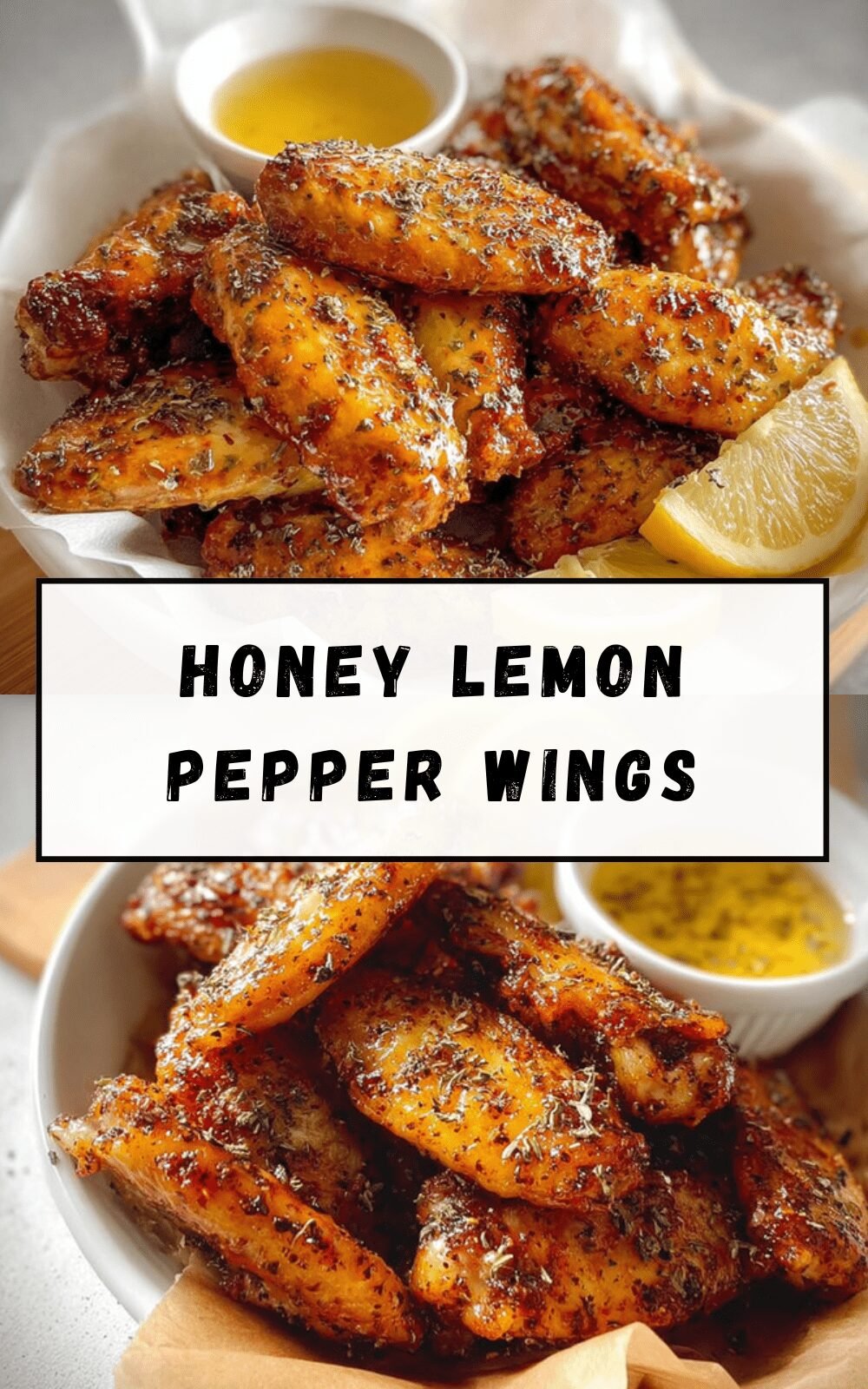 Honey Lemon Pepper Wings