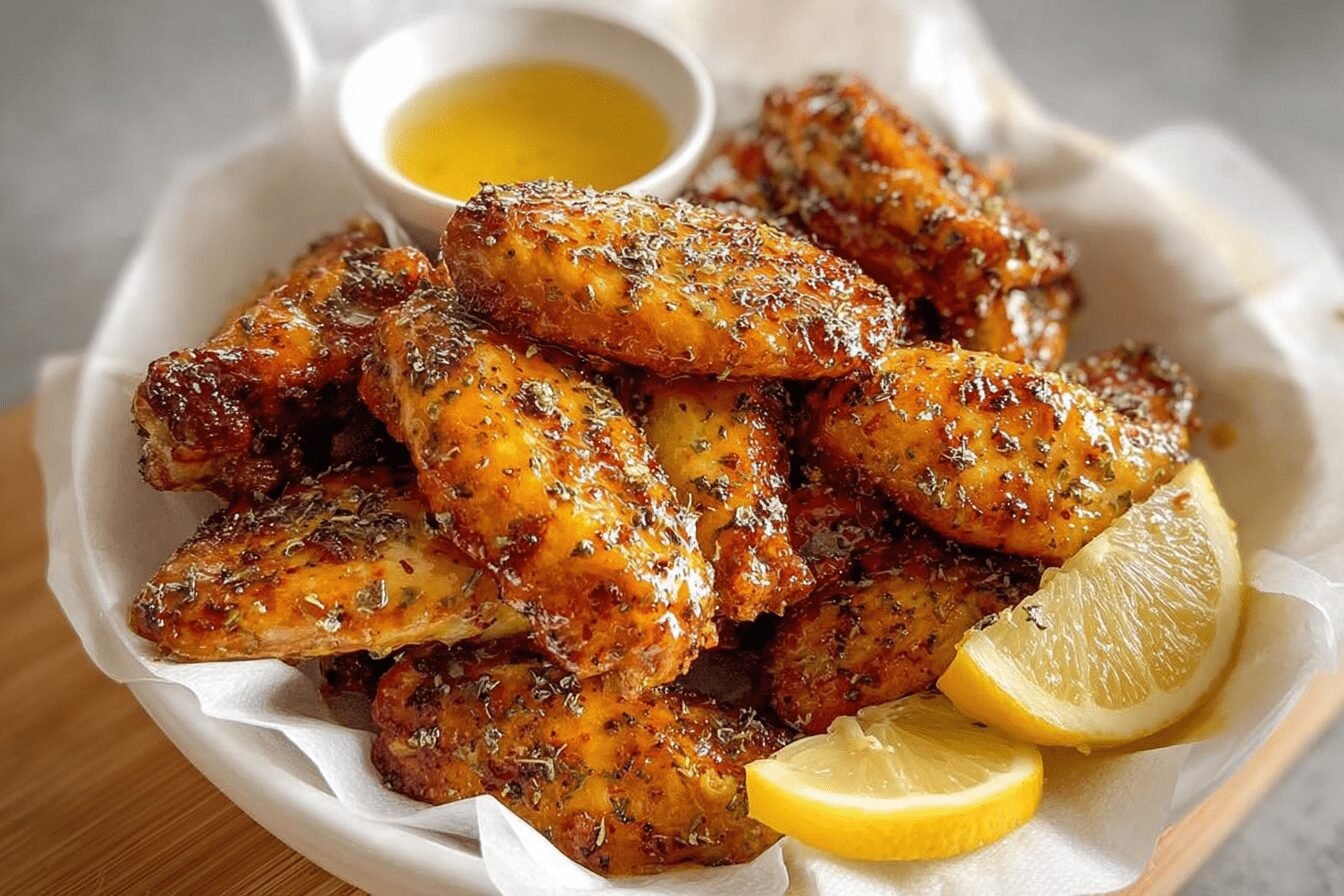 Honey Lemon Pepper Wings