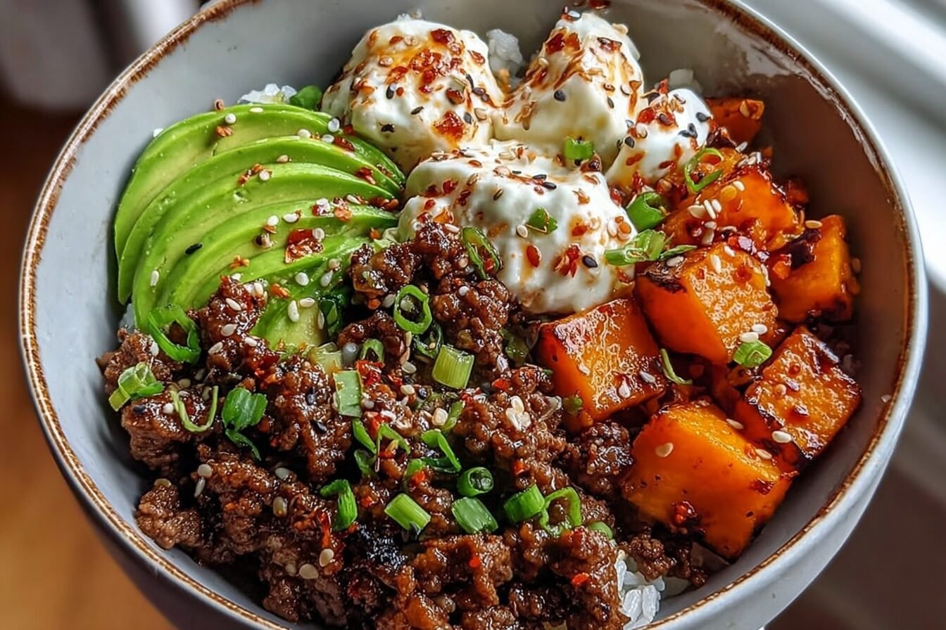 Hot Honey Beef Bowl