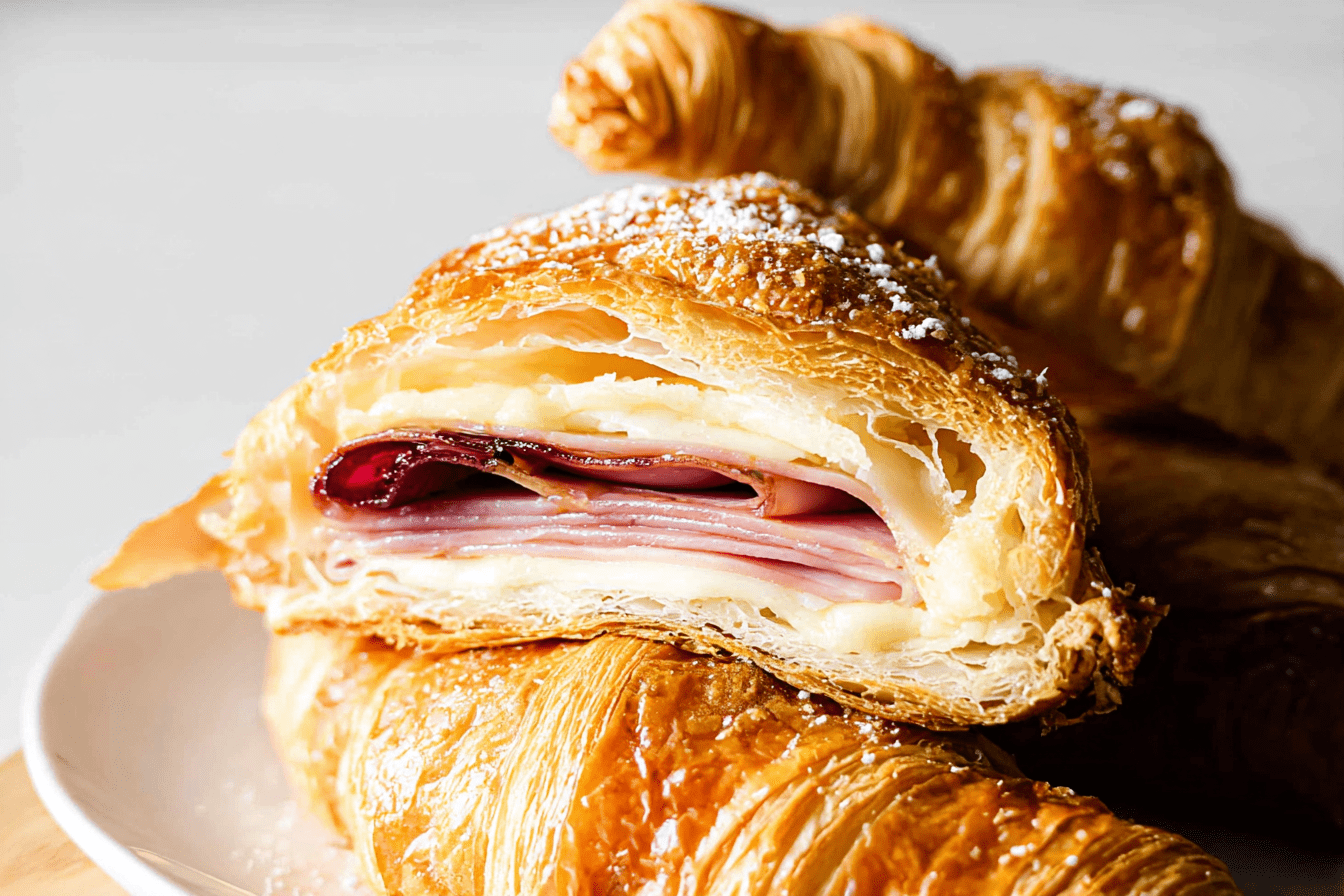 Monte Cristo Croissant Sandwich