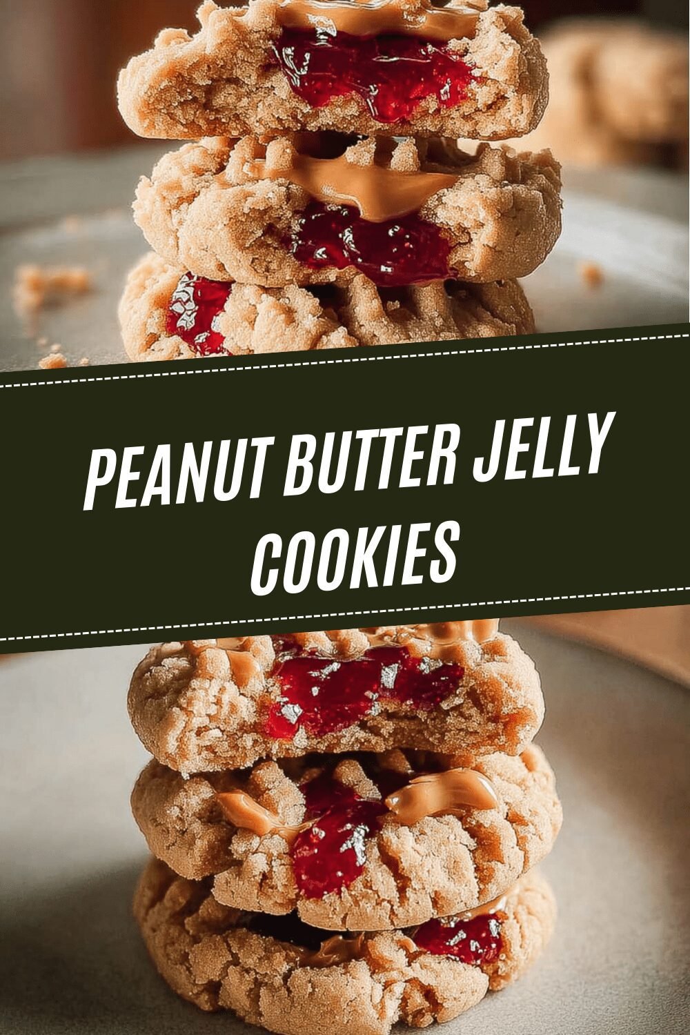 Peanut Butter Jelly Cookies