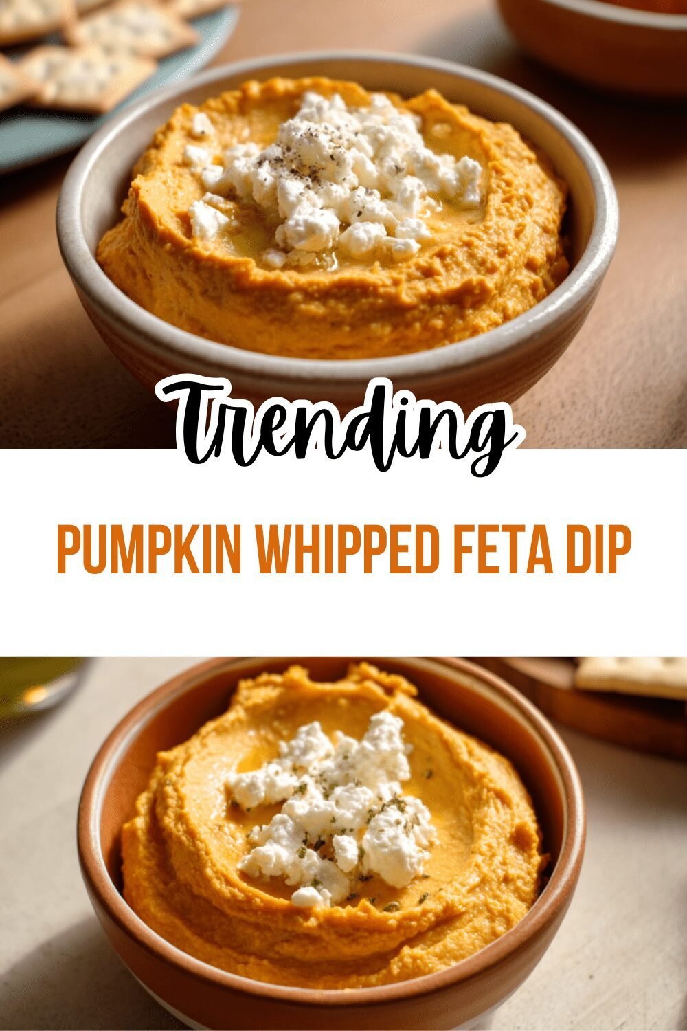 Pumpkin Whipped Feta Dip