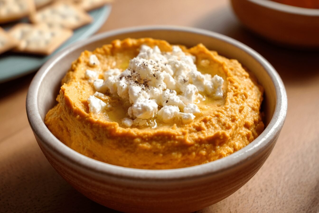 Pumpkin Whipped Feta Dip