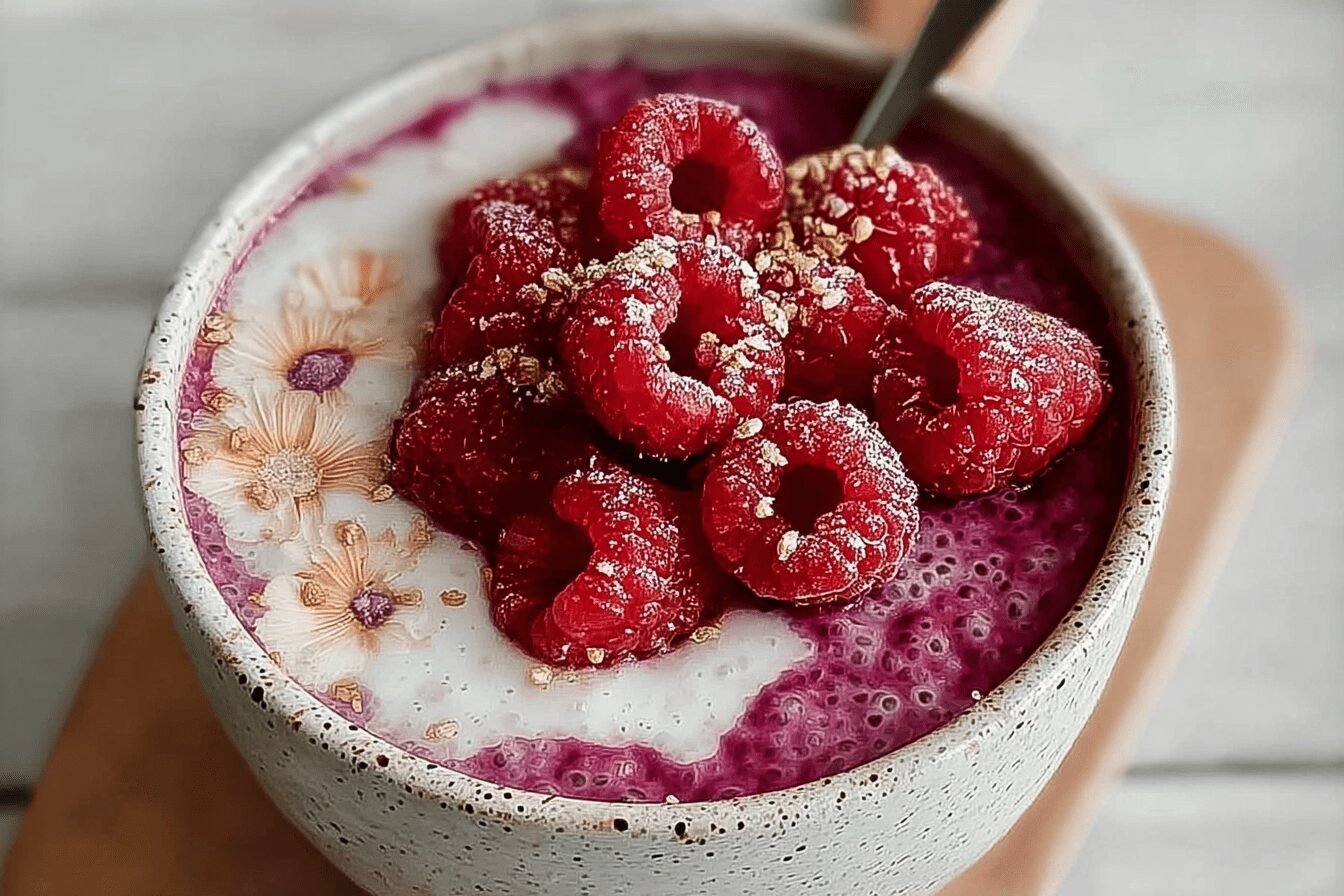 Raspberry Chia Pudding