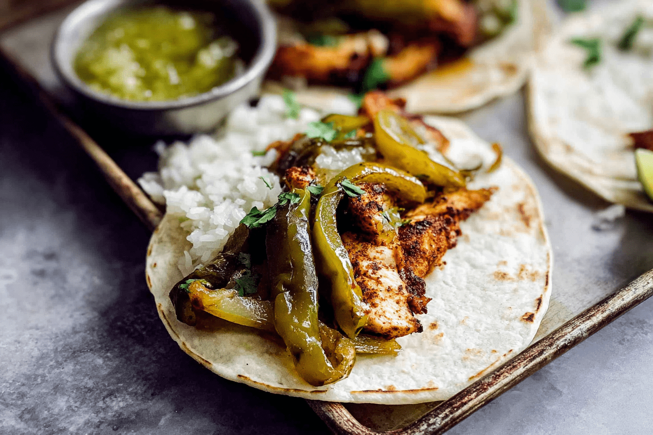 Sheet Pan Chicken Fajitas: Easy One-Pan Dinner With Onions And Peppers 6 Sheet Pan Chicken Fajitas