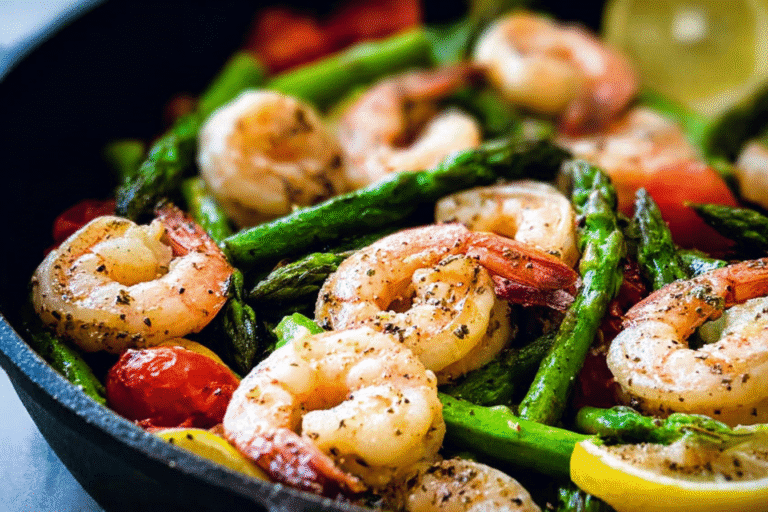 Shrimp And Asparagus Skillet 19.Png