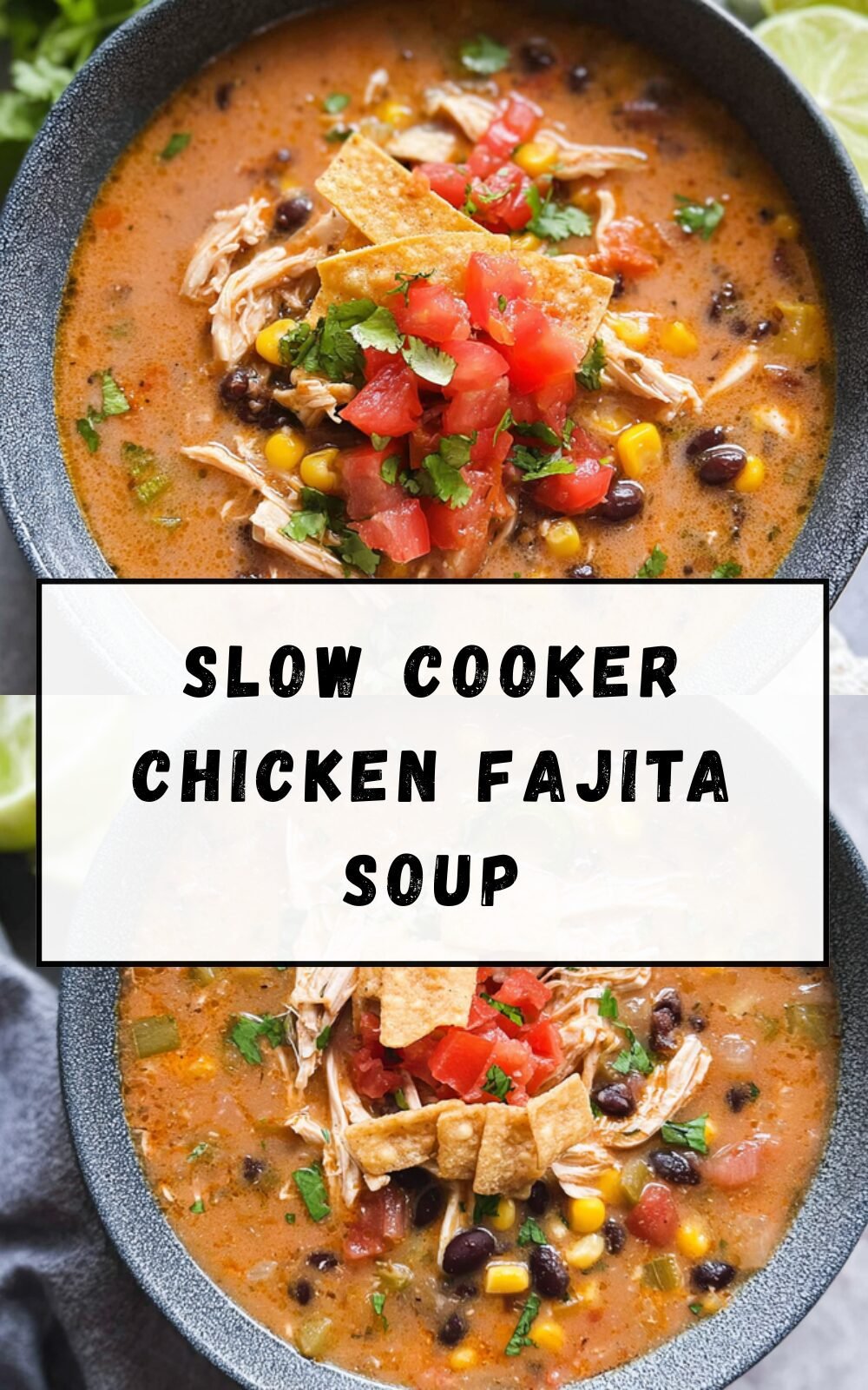 Slow Cooker Hearty Chicken Fajita Soup 7 Slow Cooker Chicken Fajita Soup