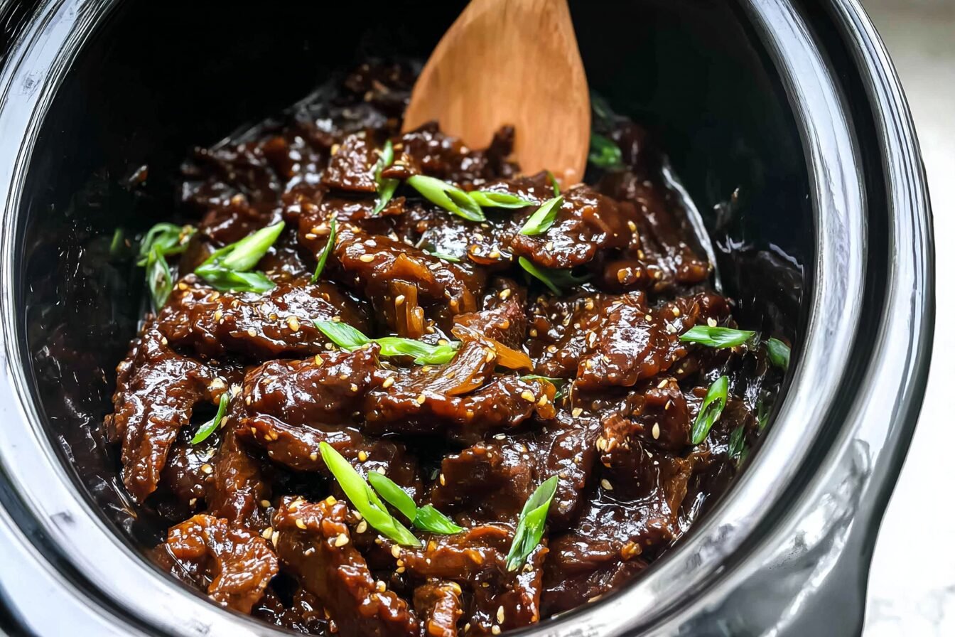 Slow Cooker Mongolian Beef: Simple Recipe For Savory, Tender Meat 6 Slow Cooker Mongolian Beef