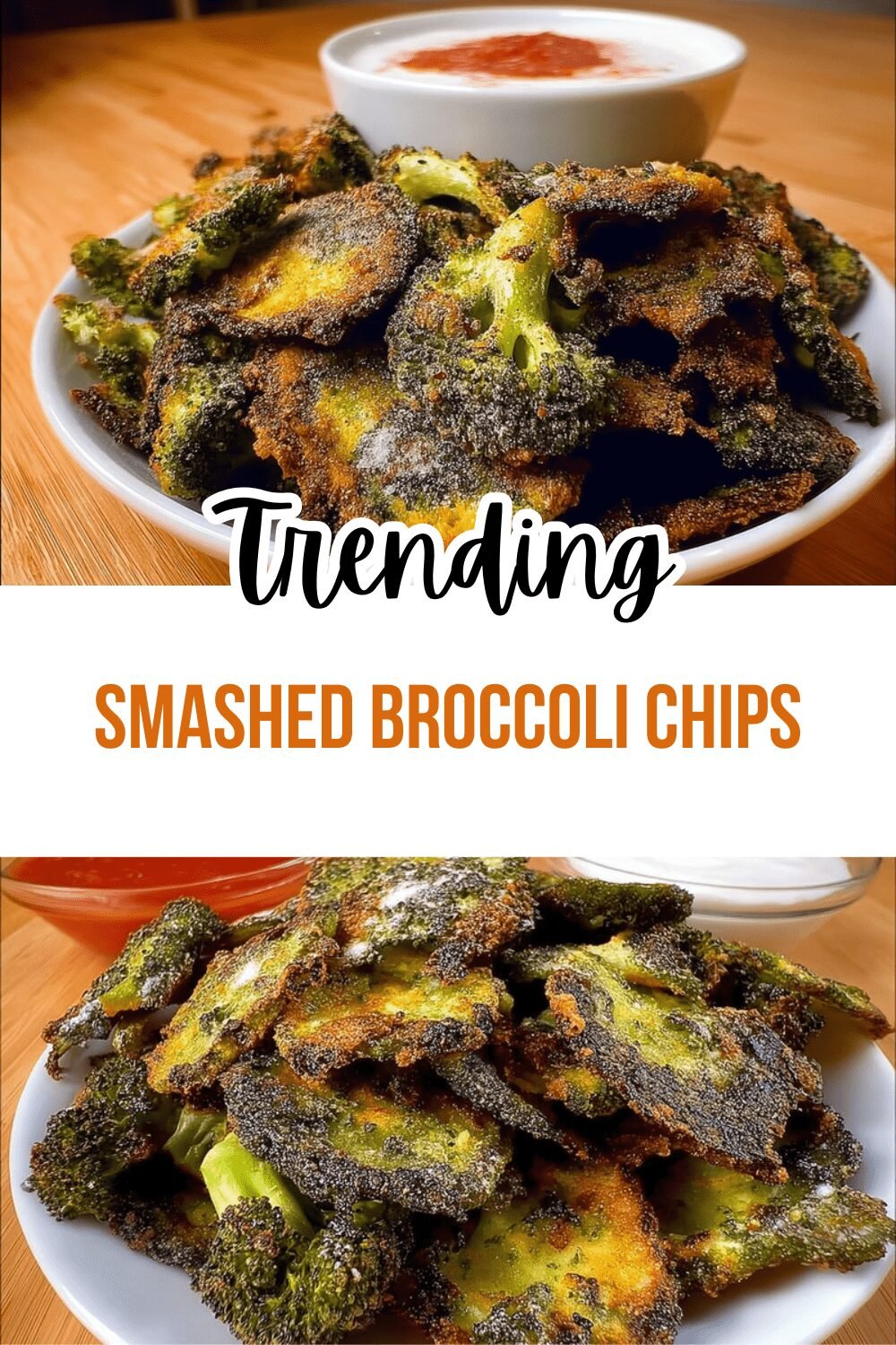 Smashed Broccoli Chips