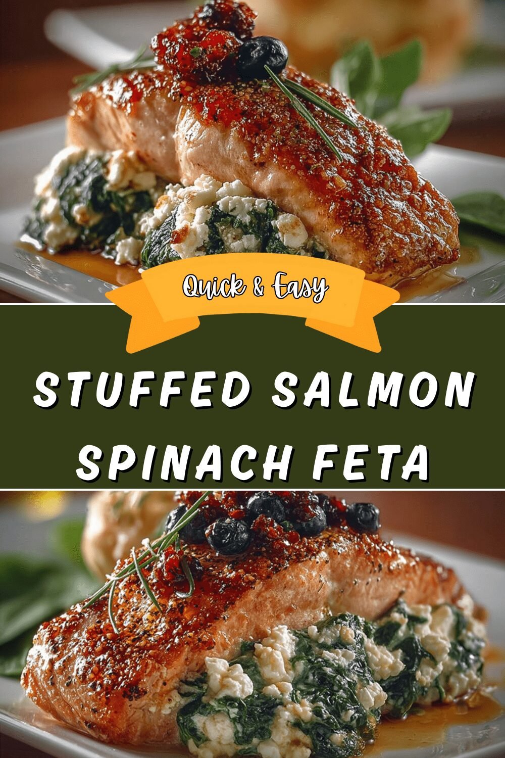 Spinach And Feta Stuffed Salmon Recipe For A Flavorful Dinner 7 Stuffed Salmon Spinach Feta