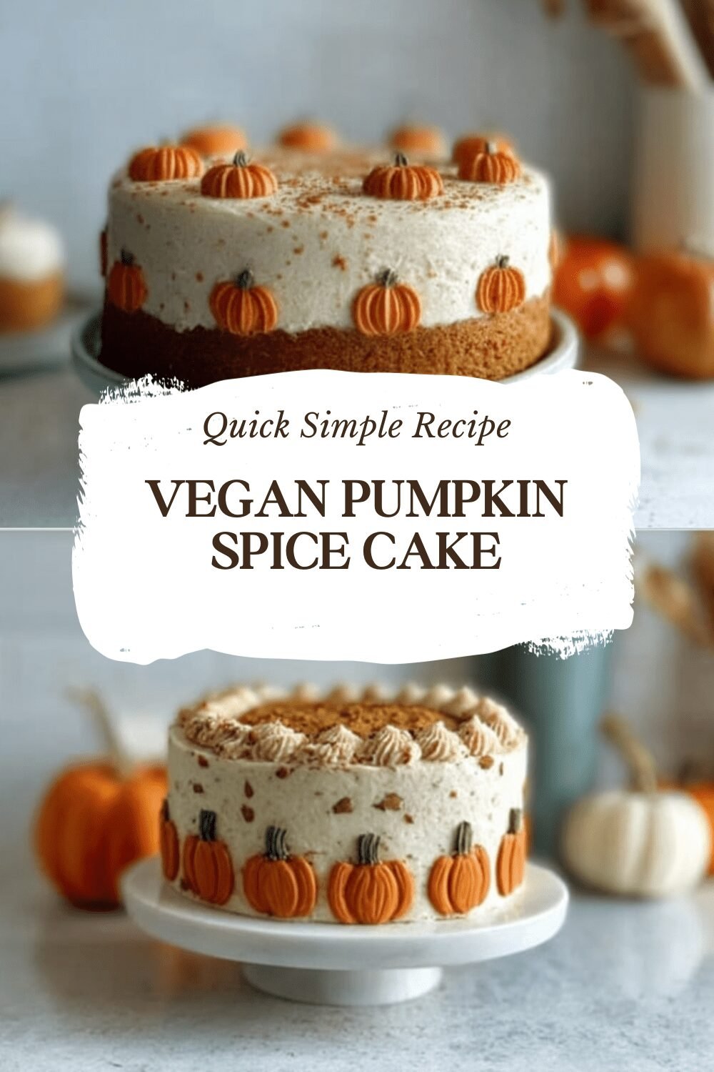 Vegan Pumpkin Spice Cake