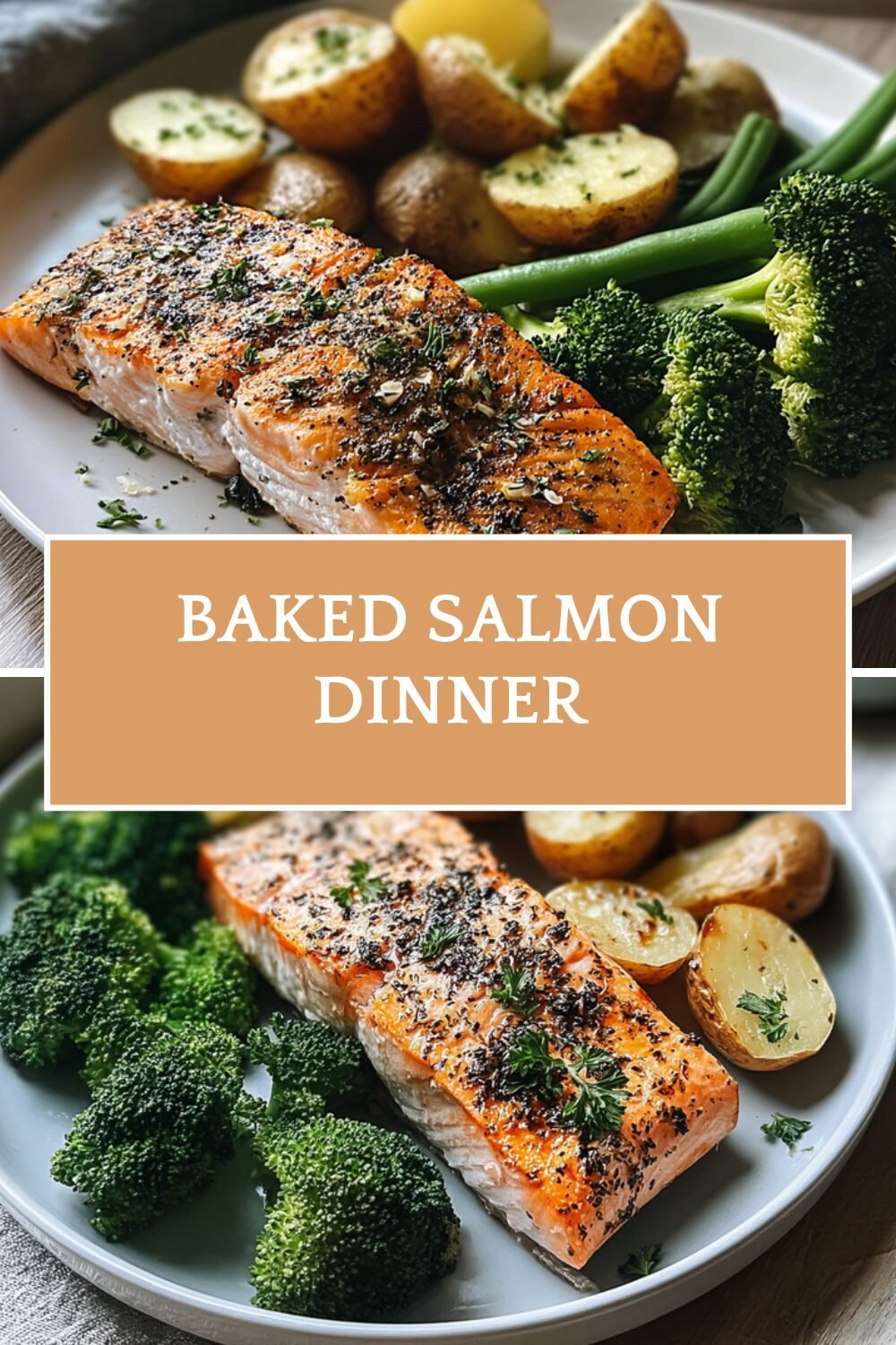Baked Salmon Dinner