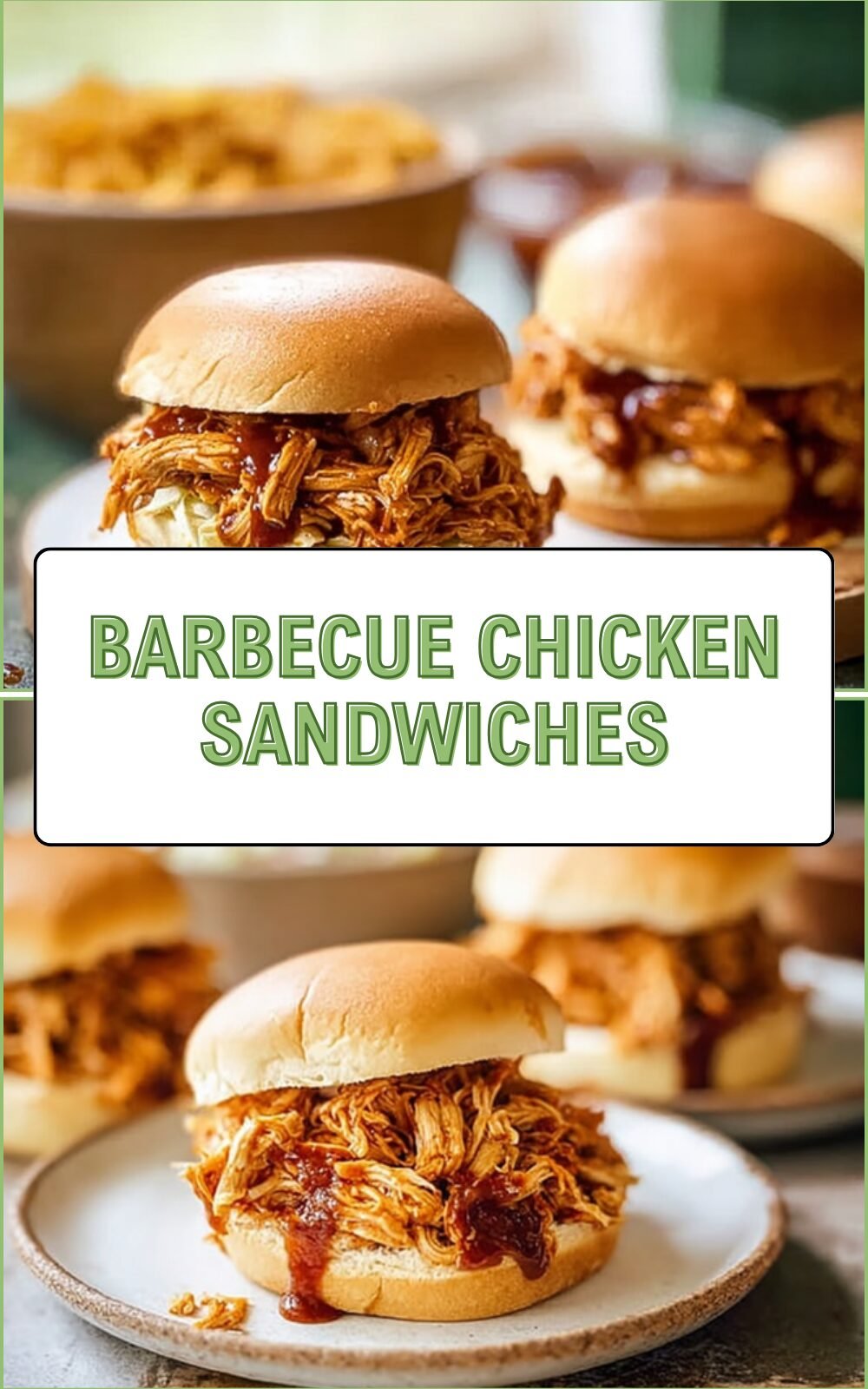 Barbecue Chicken Sandwiches
