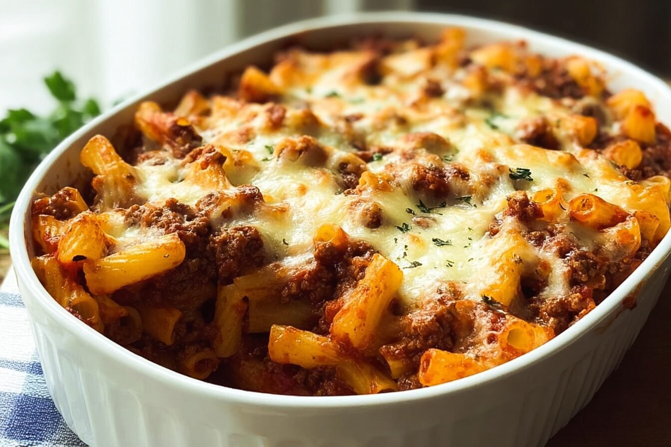 Beef Ragu Pasta Bake