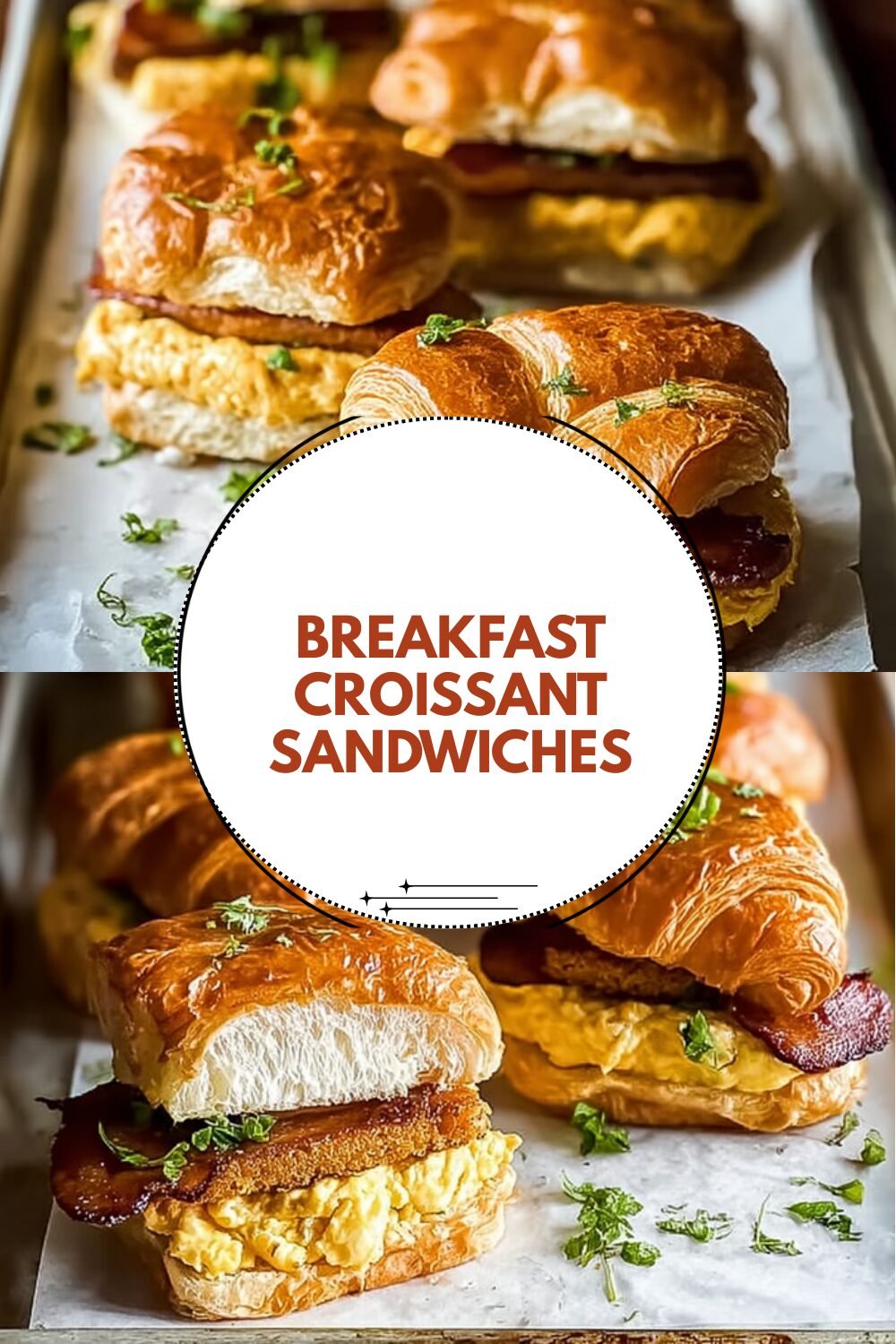 Baked Croissant Breakfast Sandwiches With Savory Fillings And Melted Cheese 7 Breakfast Croissant Sandwiches
