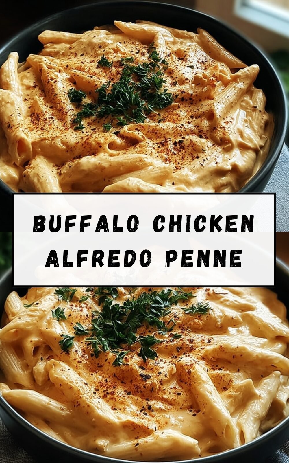 Buffalo Chicken Alfredo Penne