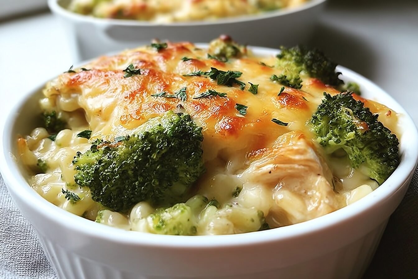 Chicken Broccoli Rice Casserole With Creamy Cheesy Sauce 6 Cheesy Chicken Broccoli Bake