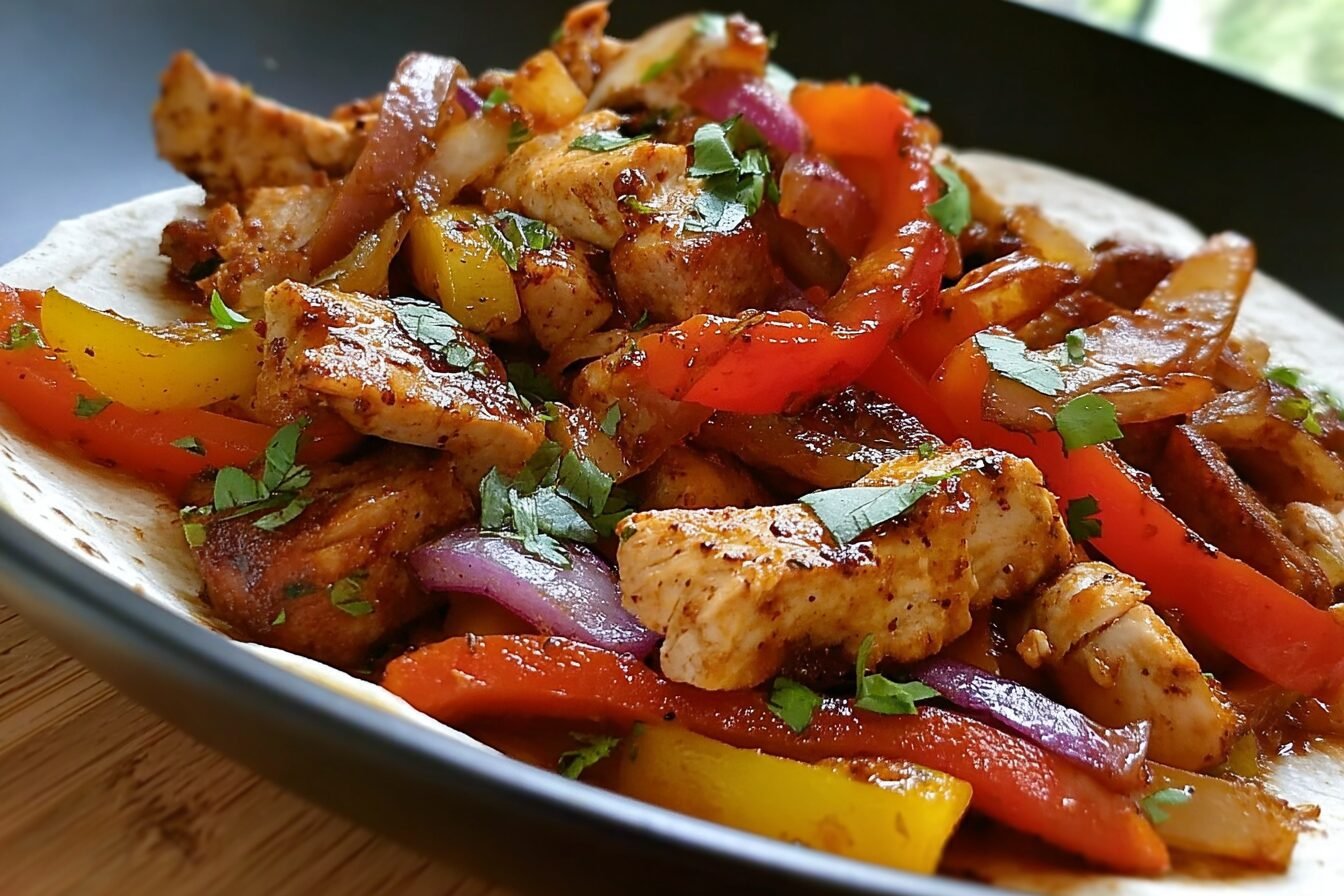 Chicken Fajita With Sausage