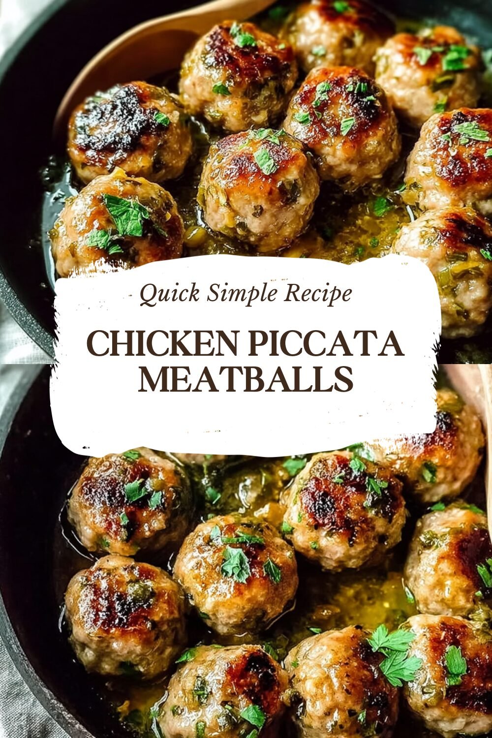 Chicken Piccata Meatballs Recipe With Tangy Lemon Sauce 7 Chicken Piccata Meatballs