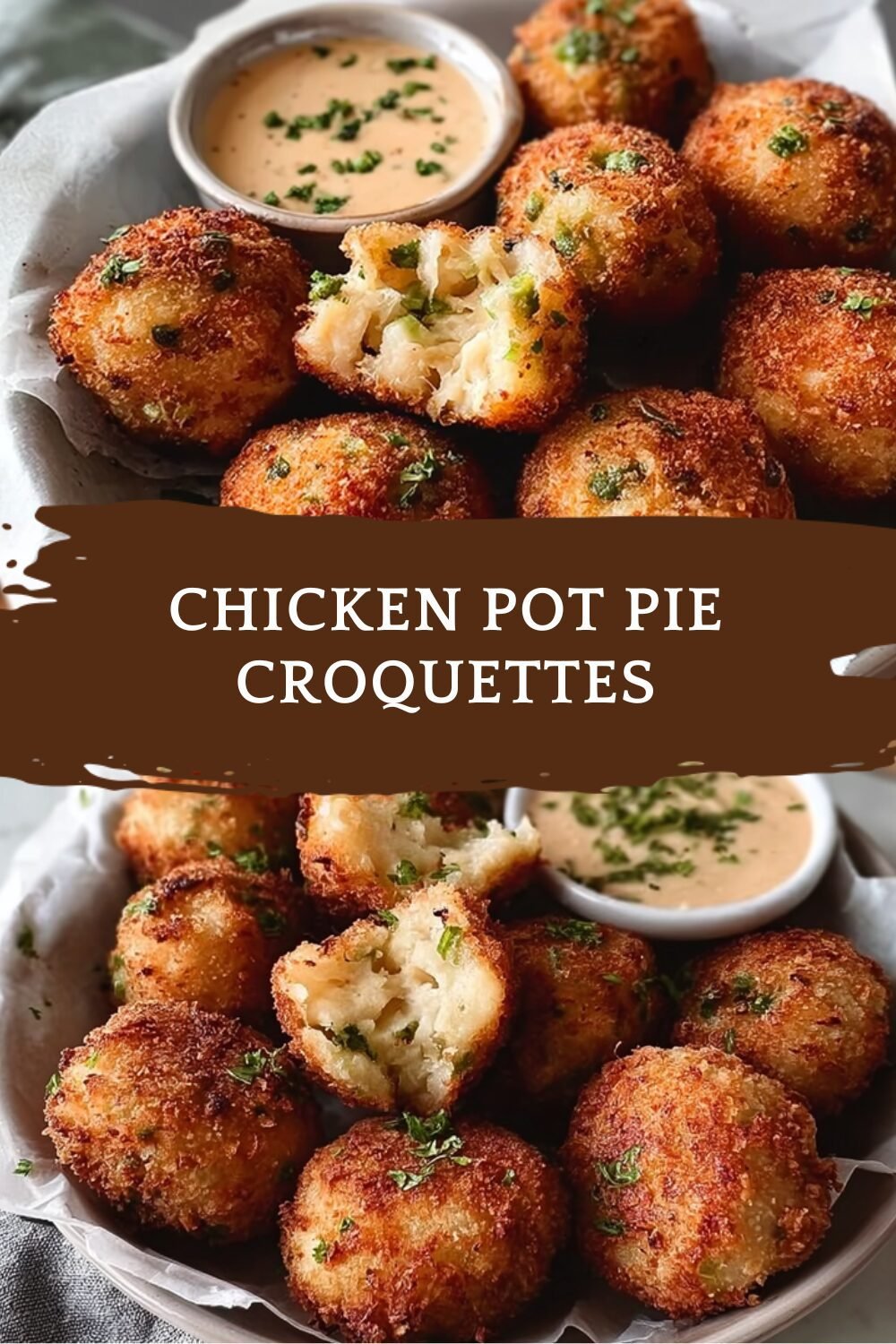 Chicken Pot Pie Croquettes Recipe With Creamy Filling And Crispy Coating 7 Chicken Pot Pie Croquettes