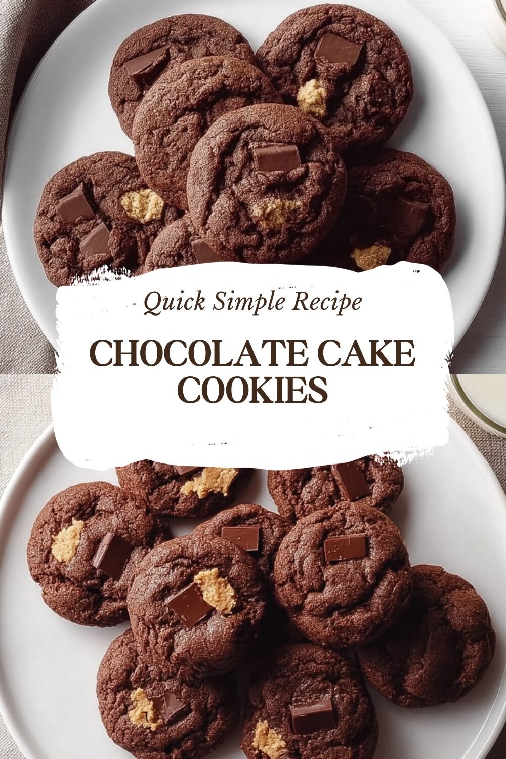 Chocolate Cake Cookies