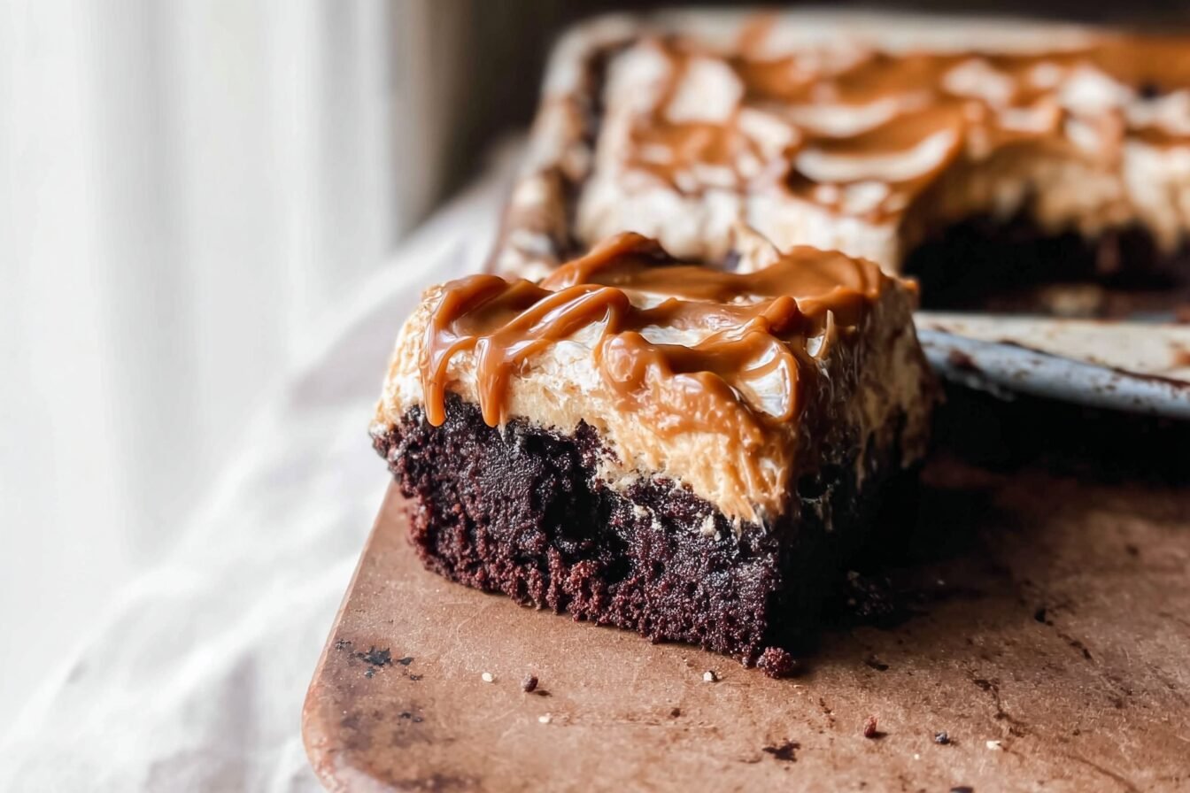 Chocolate Caramel Cake Recipe With Rich Layers And Gooey Topping 6 Chocolate Caramel Poke Cake