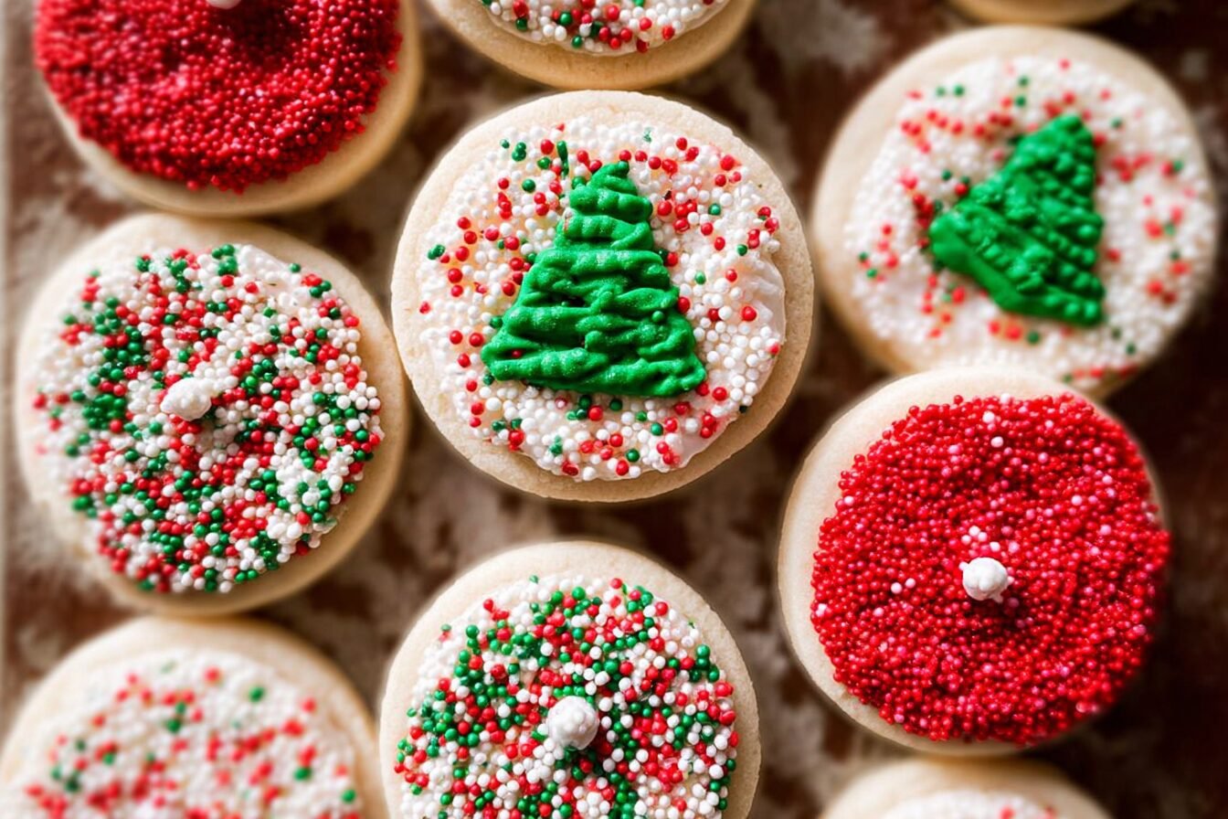 Christmas Sprinkle Sugar Cookies Recipe For Festive Holiday Treats 6 Christmas Sprinkle Cookies