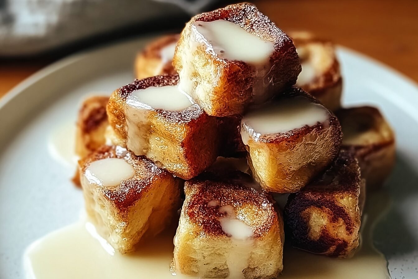 Cinnamon French Toast Bites Recipe For A Quick And Tasty Breakfast 6 Cinnamon Roll French Toast Bites