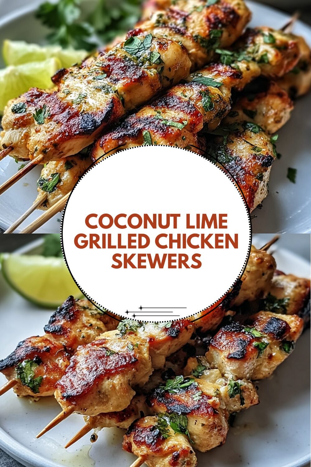 Coconut Lime Grilled Chicken Skewers