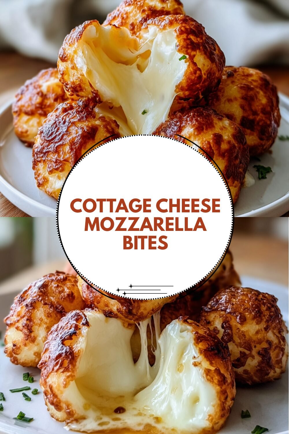 Cottage Cheese Mozzarella Bites