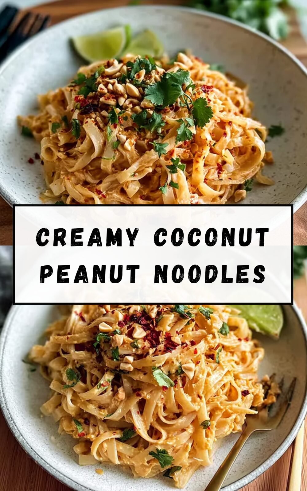 Creamy Coconut Peanut Noodles