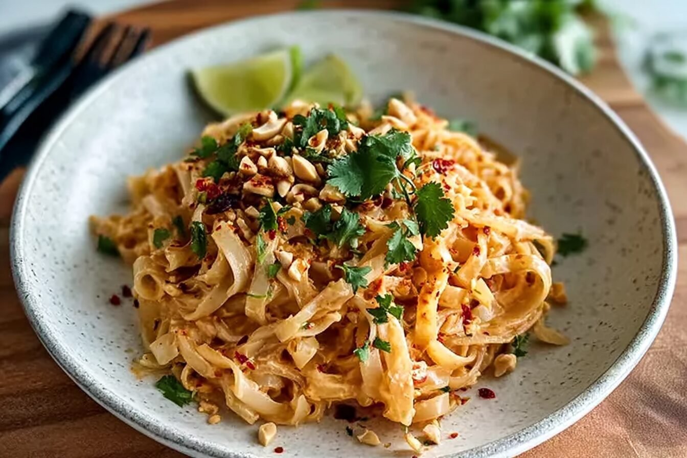 Creamy Coconut Peanut Noodles