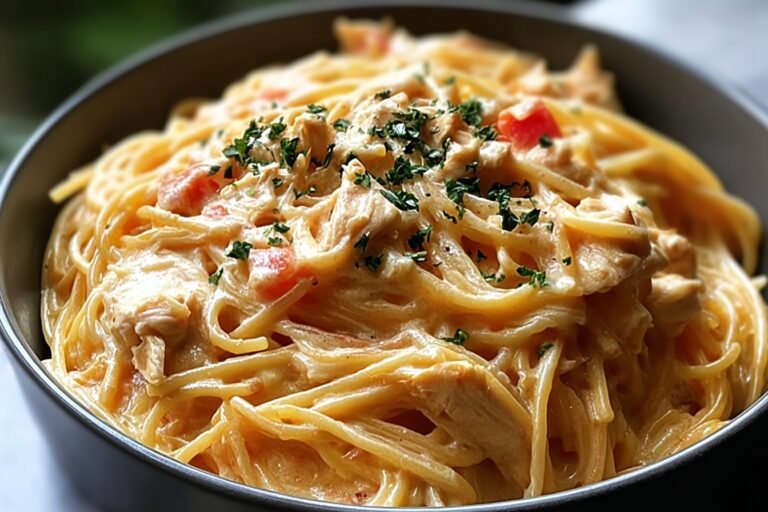 Creamy Crockpot Chicken Spaghetti 48.Png