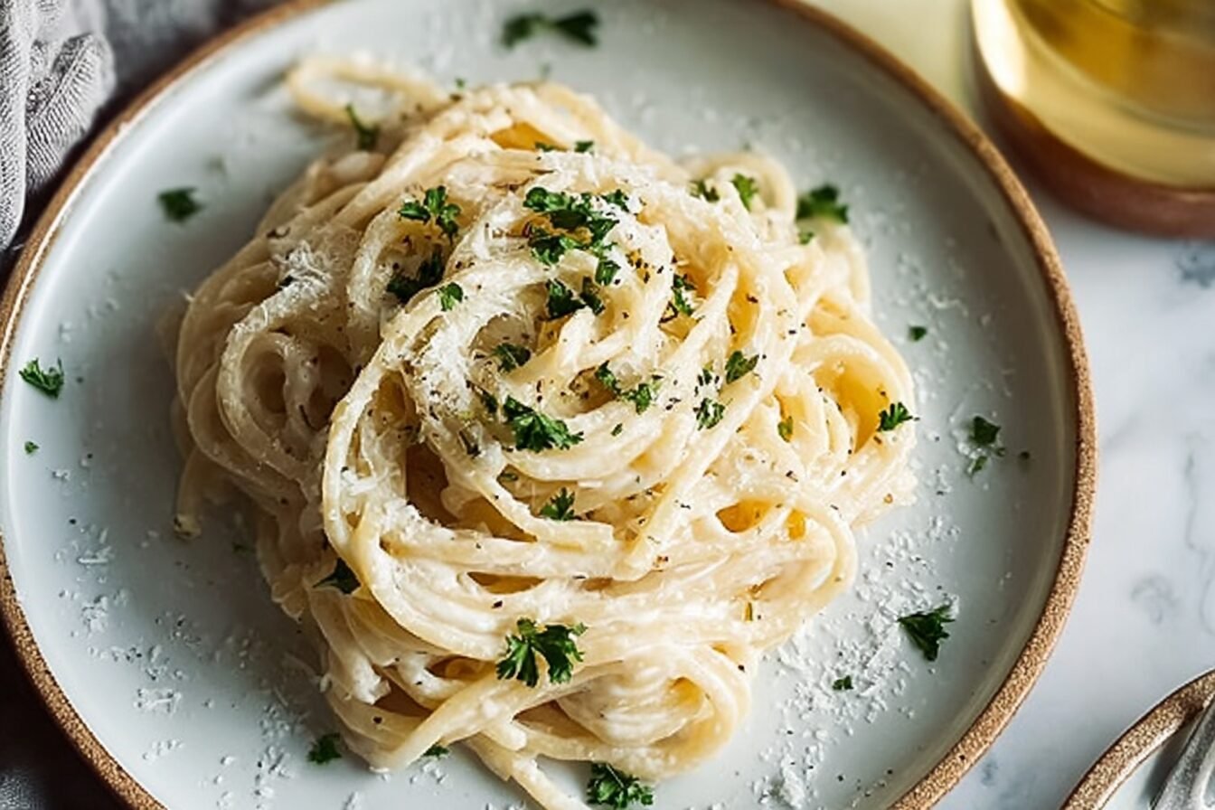 Creamy Garlic Parmesan Pasta