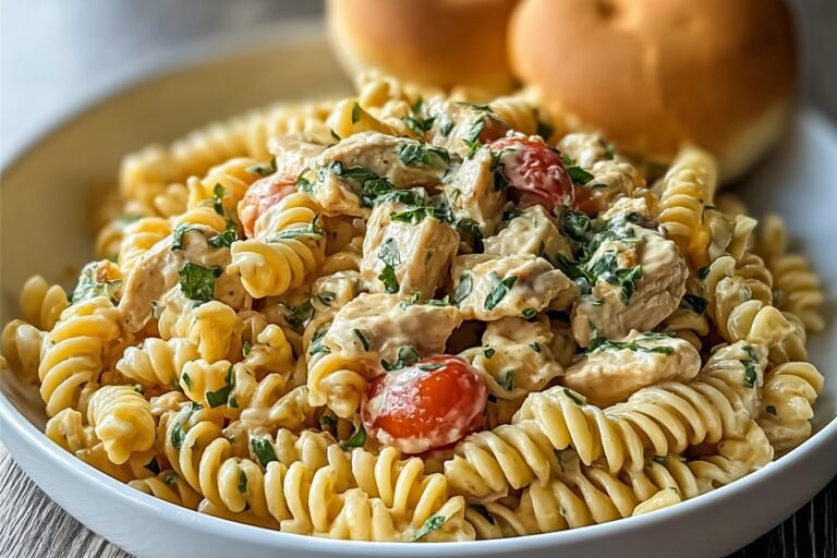 Creamy Tuscan Chicken Rotini Pasta 95.Png