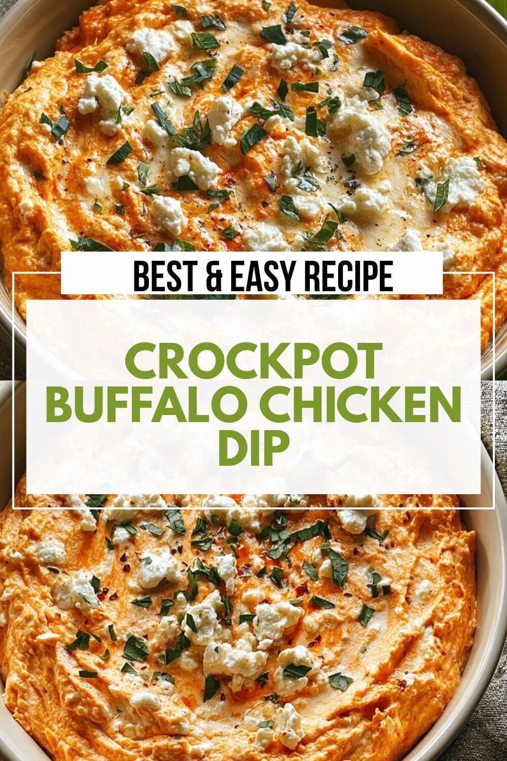 Crockpot Buffalo Chicken Dip