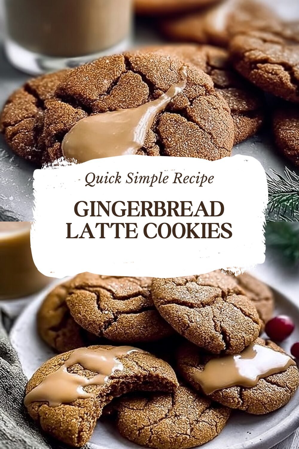 Gingerbread Latte Cookies
