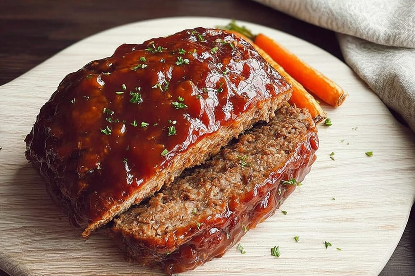Meatloaf Recipe With Classic Ingredients And Simple Preparation Tips 6 Glazed Meat Loaf