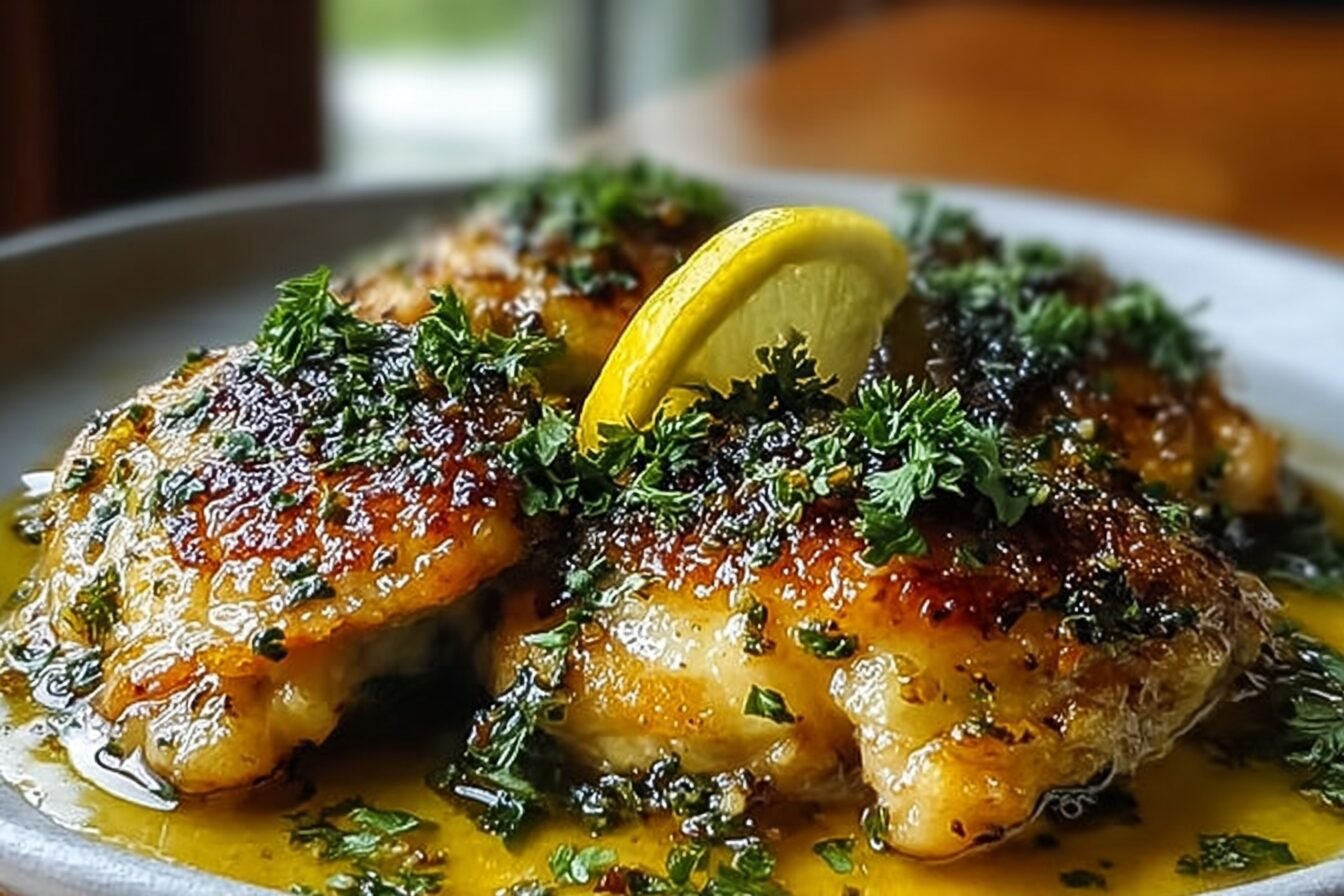 Lemon Butter Chicken Thighs
