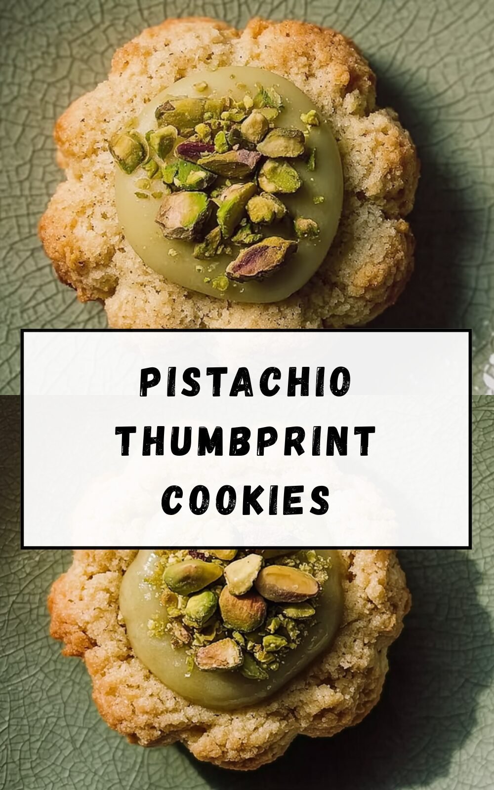 Pistachio Thumbprint Cookies