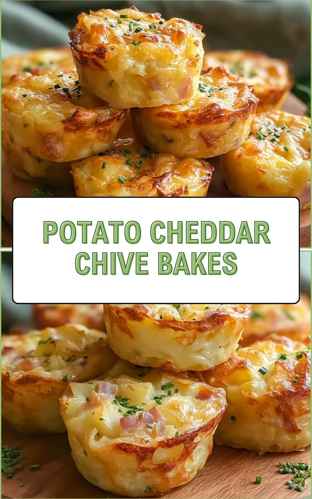 Potato Cheddar Chive Bake Recipe Inspired By Popular Coffeehouse Dish 7 Potato Cheddar Chive Bakes